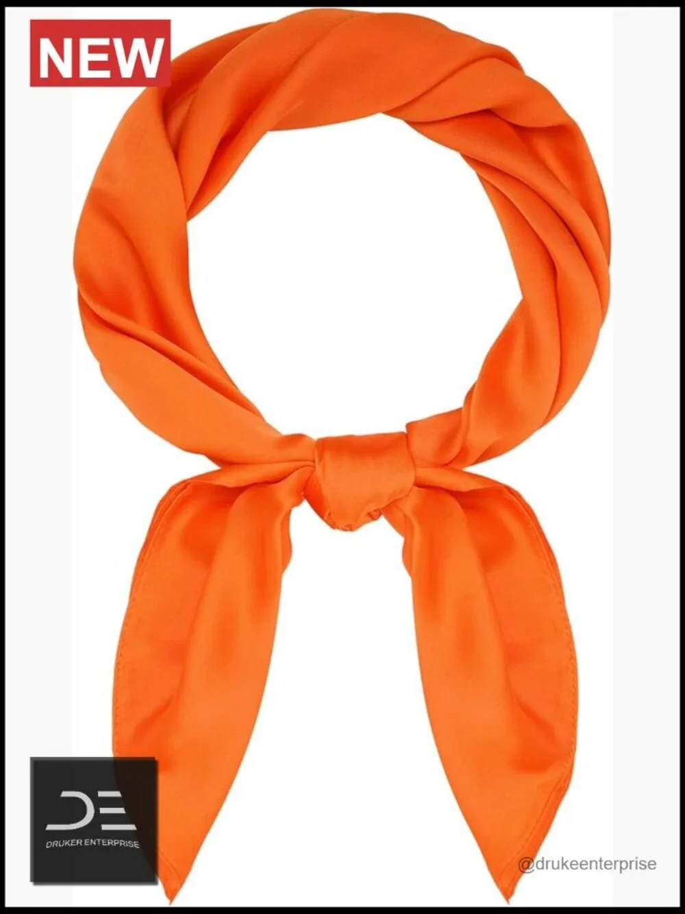 Satin Square Scarf 27.5 Inch Fashion Neck Scarf Handkerchief Bandana